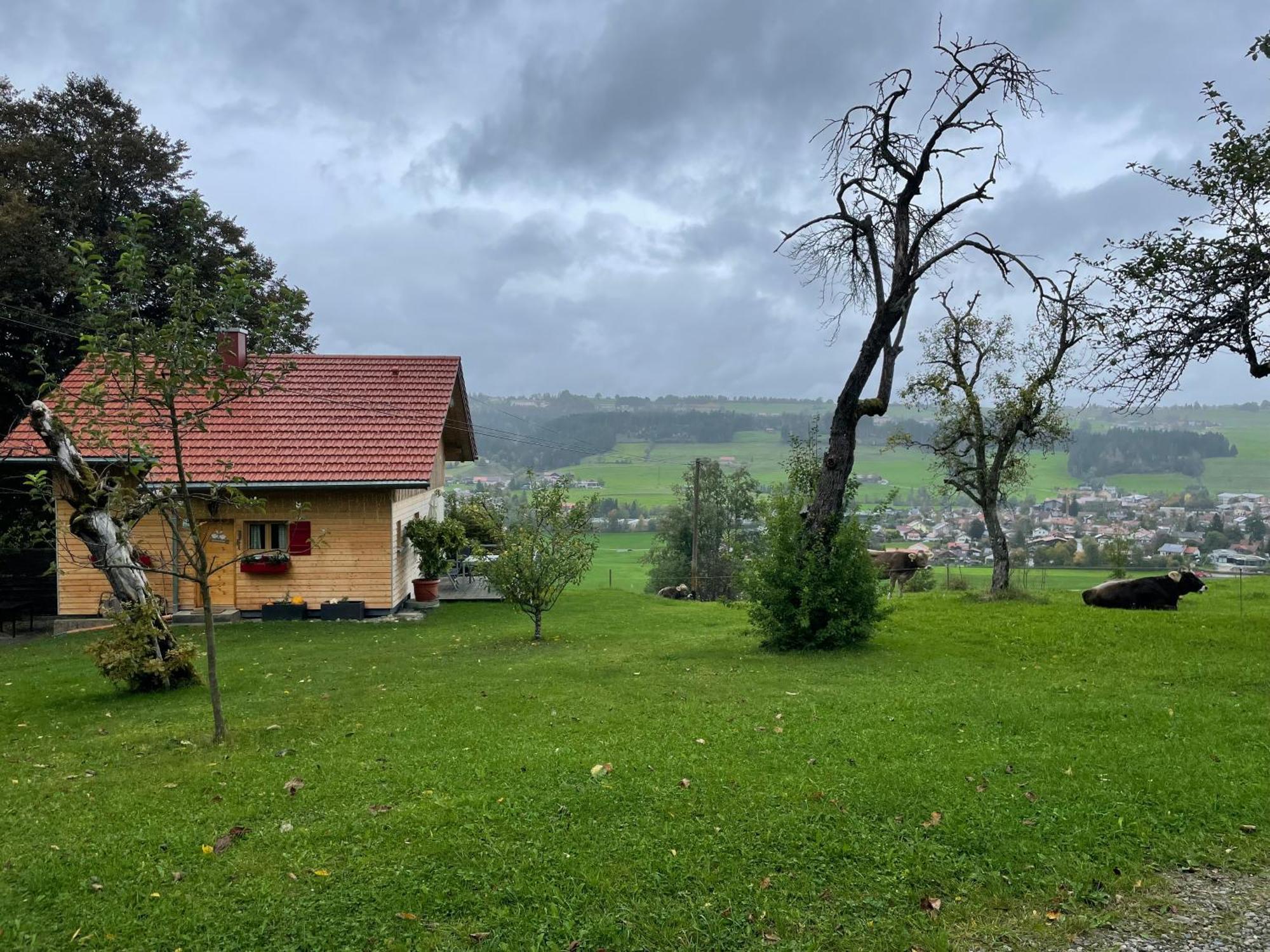 Ferienhaus Talblick Weiler-Simmerberg Eksteriør bilde